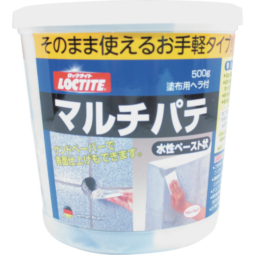 【TRUSCO】ＬＯＣＴＩＴＥ　補修材　マルチパテ　灰色　５００ｇ